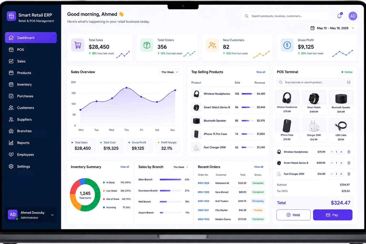 Smart Retail ERP — Retail ERP and POS Foundation